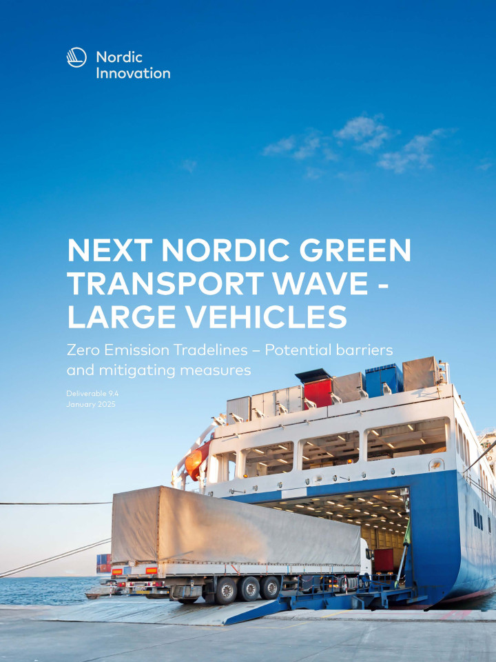 Lastbil kører ind på et skib