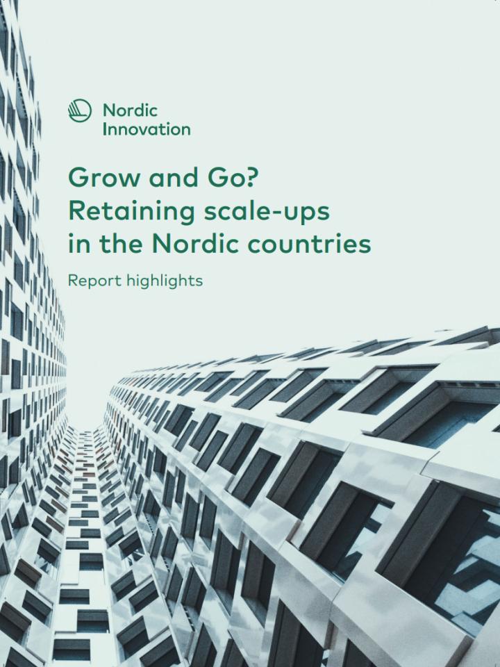 Frontpage of the report showing building