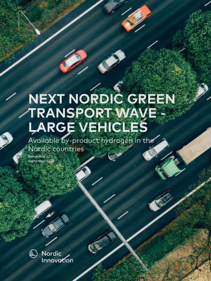 Front page of the report featuring an aerial photo of a busy road.