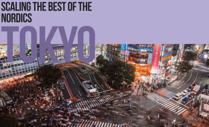 Nordic Innovation Houses view of Tokyo downtown