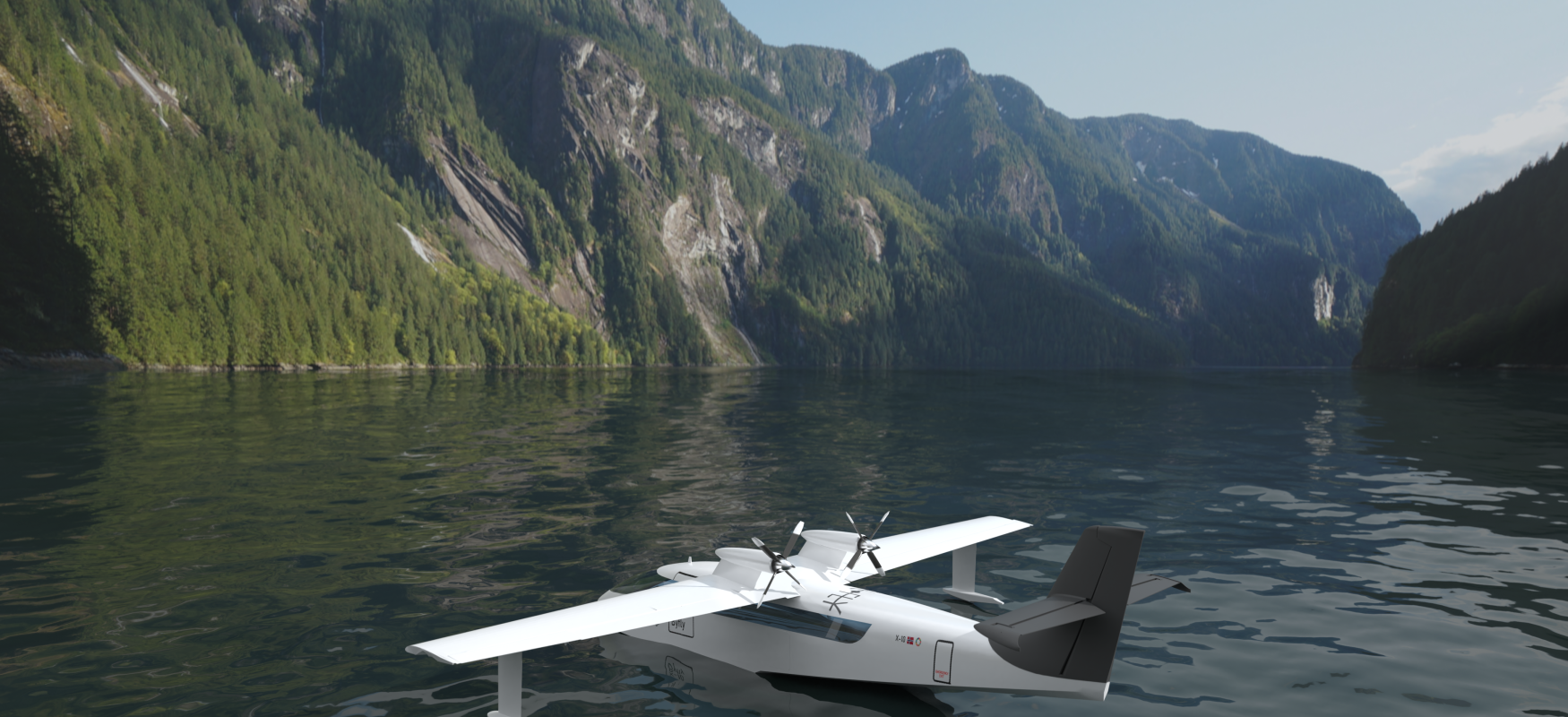 Elfly der ligger på vandet